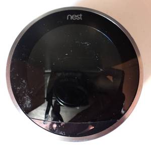 lot 63 image: BIG $$$ iTEM - Nest 3rd Generation Learning Stainless Steel Programmable Thermostat