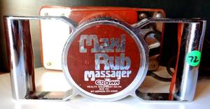 lot 72 image: Maxi Rub Massager Professional Hand Held Body Relaxer Max