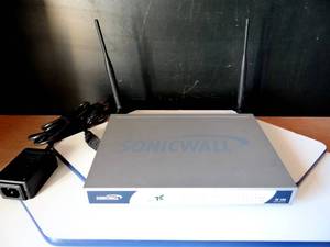 lot 75 image: SonicWall TZ 190 APL18-045 8-Port Network Firewall