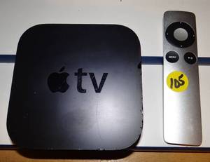lot 105 image: Apple TV A1378 (2nd Generation) WRemote