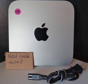 lot 110 image: Mac Mini 2012 2.3 GHz Intel Core i7, 16GB RAM with Uptone MMK DC  500GB SSD (NEEDS FRESH INSTALL) $$$