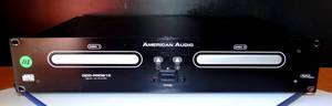 lot 118 image: AMERICAN AUDIO DUAL CD PLAYER DCD-PRO210 KARAOKE DJ SYSTEM - GOES WITH LOT 192 $$$