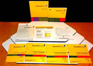 lot 150 image: Rosetta Stone SPANISH Level 1 To 3  - COMPLETE