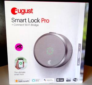 lot 155 image: August AUG-SL03-C02-G03 Smart Lock Pro Plus Connect Hub Electronic - $$$$
