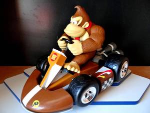 lot 160 image: DONKEY KONG REMOTE CONTROL SPEEDSTER APE BY DK - ONLY CAR AS SHOWN