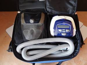 lot 175 image: Resmed S8 Elite II CPAP Machine in Storage Bag - TESTEDWORKS $$$