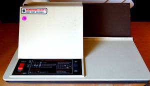 lot 190 image: VINTAGE Scantron 888P Electronic Test Scoring Machine $$$