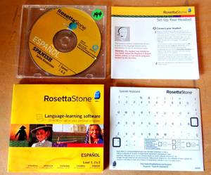 lot 194 image: Rosetta Stone SPANISH Language Learning System