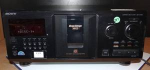 lot 247 image: Sony CDP-CX355 300 Disc CD Player $$$