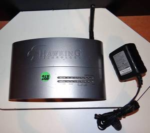 lot 268 image: Hawking Hi-Gain HAWNR1 Wi-Fi 4 IEEE 802.11n Wireless Router - SILVER