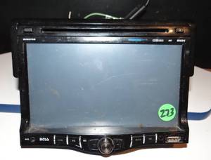 lot 273 image: BOSS AUDIO BV8970B Single-DIN 7 inch Touchscreen DVD Player, Receiver, Bluetooth, Detachable Front Panel