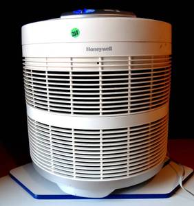lot 288 image: BIG $$$ ITEM - HONEYWELL 50250 ROUND ROOM HEPA AIR PURIFIER - TESTEDWORKS