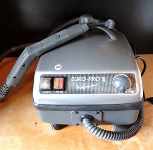 lot 319 image: Euro Pro Professional Steam Cleaner w Cleaning Wand