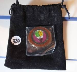 lot 320 image: Personal THANK YOU TOKEN - Awarded for Your Creativity & Ideas wBlack Bag