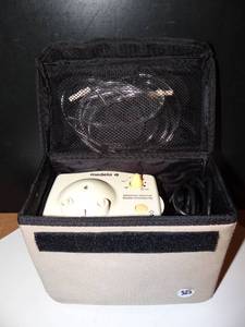 lot 328 image: MEDELA ADVANCED PERSONAL DOUBLE BREASTPUMP W POWER CORD & CASE
