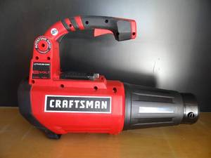 lot 357 image: Craftsman CLBL6015S 60V MAX Cordless Axial Flow Blower w Adjustable Handle (UNUSED) NO BATTERY $$$