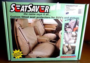 lot 359 image: NEW IN BOX - Seat Cushion Cover-Platinum Seat Saver SS8402PCGY fits 2011 Ford F-150 $$$