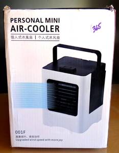 lot 365 image: Rechargeable Portable Air Conditioner 4 In1 Personal USB Mini Air Cooler Humidifier Purifier Air Cooling Fan For Car Office Home - NEW