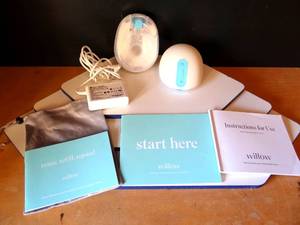 lot 18 image: BIG $$$ ITEM - Willow Generation 3 Wearable Double Electric Breast Pump w 2 Additional Flanges  - CHECK COMPS