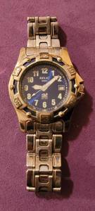 lot 44 image: RELIC WET 50 METERS WATER- RESISTANT STAINLESS- STEEL MENS WRISTWATCH AS SHOWN.