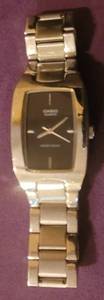 lot 48 image: CASIO MTP- 1165 WATER- RESISTANT STAINLESS- STEEL ANALOG DRESS WATCH AS SHOWN.