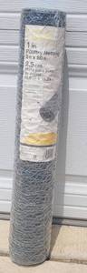 lot 72 image: 1 IN POULTRY NETTING 2FT x 50FT AS SHOWN.