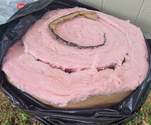 lot 77 image: FIBERGLASS INSULATION ROLL AS SHOWN.