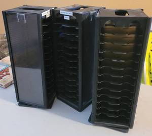lot 134 image: SIZZIX CARTRIDGE DISPLAY TOWER CASES AS SHOWN. (SOLD 3 X THE MONEY)