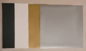 lot 142 image: (12) CRICUT 12 X 12 PREMIUM REMOVABLE VINYL SHEETS IN COLORS AS SHOWN. (SOLD 12 X THE MONEY)