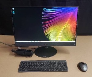 lot 1 image: Lenovo AIO 730S-24IKB All-In-One IdeaCentre 23.8 Touch Screen PC Computer with Wireless Mouse and Keyboard