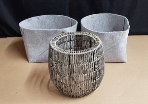 lot 9 image: Lot of 3 Baskets