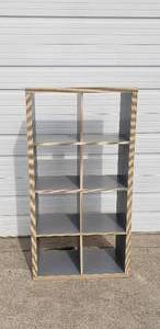 lot 19 image: Ikea KALLAX 8 Cube Shelf Unit - 30L x 15.5W x 58H