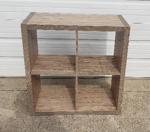 lot 21 image: Ikea KALLAX 4 Cube Shelf Unit - 30L x 15.5W x 30.5H