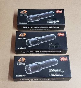 lot 156 image: Lot of 3 NEW KTS 41101 Stun Gun Flashlights - 4.9 Million Volts