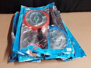 lot 191 image: Lot of 12 NEW Gecko LTD-008 Rechargeable Bug Zapper Swatters - Various Colors