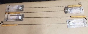 lot 195 image: Lot of 4 NEW 41 Campfire Roasting Forks