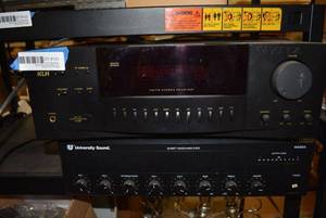 lot 123 image: KLH Stereo Receiver, Precision Mixer, and Universal Sound MixerAmplifier