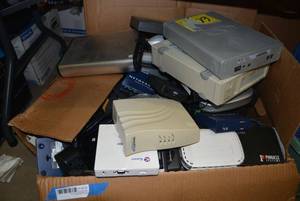 lot 133 image: Box of Routers