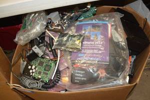 lot 142 image: Box of Circuit Boards and Misc.