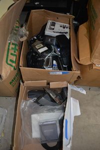 lot 153 image: Tape Dispensers, Cell Phones and Misc. Electronics