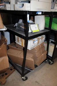 lot 170 image: AV Rolling Cart CONTENTS NOT INCLUDED (PICKUP WED BETWEEN 3P-6P)