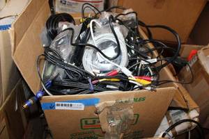 lot 188 image: Misc. Box of Cables