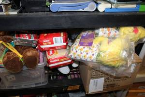 lot 206 image: Fraggle Rock Hand Puppets, Huggies Diapers, Baby Doll, Toys and More