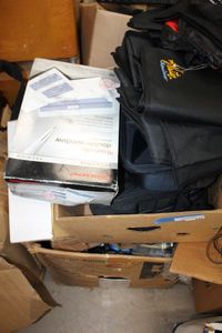 lot 227 image: Office Lot Envelopes, Scissors, Staplers, Computer Bags, Planners