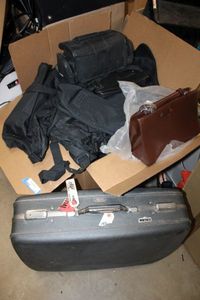 lot 236 image: Misc. Bags and American Tourister Suitcase