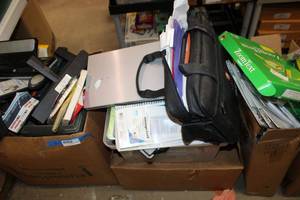 lot 253 image: Office Supplies Lot Hole Punchers, Folders,