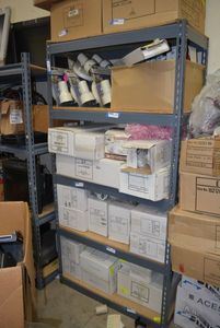 lot 45 image: Industrial Shelving Unit CONTENTS NOT INCLUDED (PICKUP WED BETWEEN 3P-6P)