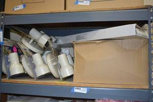 lot 46 image: Light Fixtures on Shelf 2 Head AccentSpot Light still in Packaging, Vanity Light