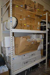 lot 57 image: Industrial Shelving Unit CONTENTS NOT INCLUDED (PICKUP WED BETWEEN 3P-6P)