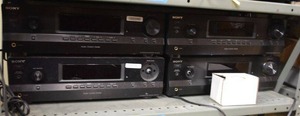 lot 79 image: Shelf Contents 4 Sony Audio Control Centers